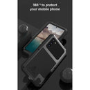 For Samsung Galaxy Note 20 LOVE MEI Metal Shockproof Waterproof Dustproof Protective Case without Glass(Black)