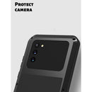 For Samsung Galaxy Note 20 LOVE MEI Metal Shockproof Waterproof Dustproof Protective Case without Glass(Black)