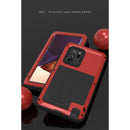 For Samsung Galaxy Note 20 Ultra LOVE MEI Metal Shockproof Waterproof Dustproof Protective Case without Glass(Silver)
