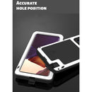 For Samsung Galaxy Note 20 Ultra LOVE MEI Metal Shockproof Waterproof Dustproof Protective Case without Glass(Silver)