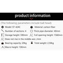 BEXIN ST424C Rugged Camcorder Photographic Carbon Fiber Big Tripod, Max Tube: 40mm