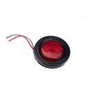 8 PCS Truck Trailer Red LED 2.5 inch Round Side Marker Clearance Tail Light Kits with Heat Shrink Tube