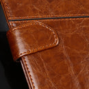 For OnePlus 6T Geometric Stitching Horizontal Flip TPU + PU Leather Case with Holder & Card Slots & Wallet(Red)