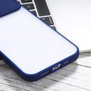 Sliding Camera Cover Design TPU Protective Case For iPhone 12(Sapphire Blue)