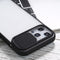 Sliding Camera Cover Design TPU Protective Case For iPhone 12 Pro(Black)