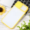 Sliding Camera Cover Design TPU Protective Case For iPhone 12 Pro Max(Yellow)