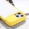 Sliding Camera Cover Design TPU Protective Case For iPhone 12 Pro Max(Yellow)