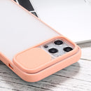 Sliding Camera Cover Design TPU Protective Case For iPhone 12 Pro Max(Pink)