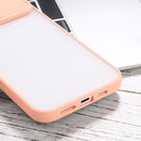 Sliding Camera Cover Design TPU Protective Case For iPhone 12 Pro Max(Pink)