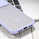 Sliding Camera Cover Design TPU Protective Case For iPhone XR(Purple)
