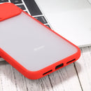 Sliding Camera Cover Design TPU Protective Case For iPhone XR(Red)