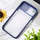 Sliding Camera Cover Design TPU Protective Case For iPhone XR(Sapphire Blue)
