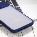 Sliding Camera Cover Design TPU Protective Case For iPhone XR(Sapphire Blue)