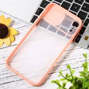 Sliding Camera Cover Design TPU Protective Case For iPhone XR(Pink)
