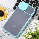 Sliding Camera Cover Design TPU Protective Case For iPhone XR(Sky Blue)