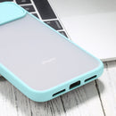 Sliding Camera Cover Design TPU Protective Case For iPhone XR(Sky Blue)