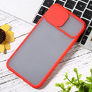 Sliding Camera Cover Design TPU Protective Case For iPhone XS Max(Red)