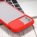 Sliding Camera Cover Design TPU Protective Case For iPhone XS Max(Red)