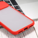 Sliding Camera Cover Design TPU Protective Case For iPhone XS Max(Red)