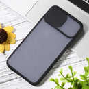 Sliding Camera Cover Design TPU Protective Case For iPhone XS Max(Black)
