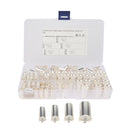 100 PCS 4 Specifications Non Insulated Ferrules Pin Cord End Kit EN Series