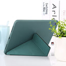 TPU Horizontal Deformation Flip Leather Case with Holder For iPad Air 2022 / 2020 10.9(Dark Green)