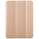 TPU Three-fold Horizontal Flip Smart Leather Case with Sleep / Wake-up Function & Holder For iPad Air 2022 / 2020 10.9(Champagne Gold)
