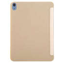 TPU Three-fold Horizontal Flip Smart Leather Case with Sleep / Wake-up Function & Holder For iPad Air 2022 / 2020 10.9(Champagne Gold)