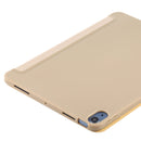 TPU Three-fold Horizontal Flip Smart Leather Case with Sleep / Wake-up Function & Holder For iPad Air 2022 / 2020 10.9(Champagne Gold)