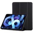 TPU Three-fold Horizontal Flip Smart Leather Case with Sleep / Wake-up Function & Holder For iPad Air 2022 / 2020 10.9(Black)