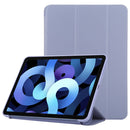 TPU Three-fold Horizontal Flip Smart Leather Case with Sleep / Wake-up Function & Holder For iPad Air 2022 / 2020 10.9(Purple)