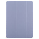 TPU Three-fold Horizontal Flip Smart Leather Case with Sleep / Wake-up Function & Holder For iPad Air 2022 / 2020 10.9(Purple)