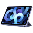 TPU Three-fold Horizontal Flip Smart Leather Case with Sleep / Wake-up Function & Holder For iPad Air 2022 / 2020 10.9(Purple)