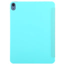 TPU Three-fold Horizontal Flip Smart Leather Case with Sleep / Wake-up Function & Holder For iPad Air 2022 / 2020 10.9(Mint Green)
