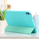 TPU Three-fold Horizontal Flip Smart Leather Case with Sleep / Wake-up Function & Holder For iPad Air 2022 / 2020 10.9(Mint Green)