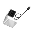 For Fitbit Inspire 2 Aluminum Alloy Charger Holder with Chip Protection, Support Fast Charging(Silver)