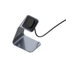 For Fitbit Versa 3 / Fitbit Sence Aluminum Alloy Charger Holder with Chip Protection, Support Fast Charging(Grey)