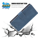 For Samsung Galaxy S10 Fantasy Classic Skin-feel Calfskin Texture Magnetic Buckle Horizontal Flip PU Leather Case with Holder & Card Slot & Wallet(Blue)