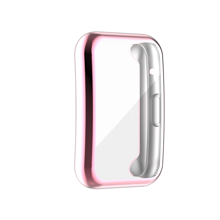 For Huawei Watch Fit Full Coverage TPU Protective Case Cover(Pink)