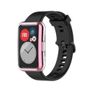For Huawei Watch Fit Full Coverage TPU Protective Case Cover(Pink)