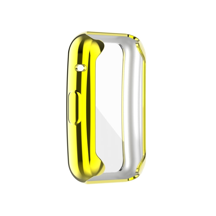 For Huawei Watch Fit Full Coverage TPU Protective Case Cover(Gold)