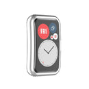 For Huawei Watch Fit Full Coverage TPU Protective Case Cover(Transparent)