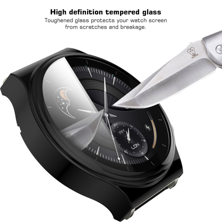 For Huawei Watch GT 2 Pro Full Coverage TPU Protective Case Cover(Black)