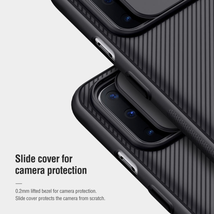 For OnePlus 8T NILLKIN Black Mirror Series PC Camshield Full Coverage Dust-proof Scratch Resistant Phone Case(Black)