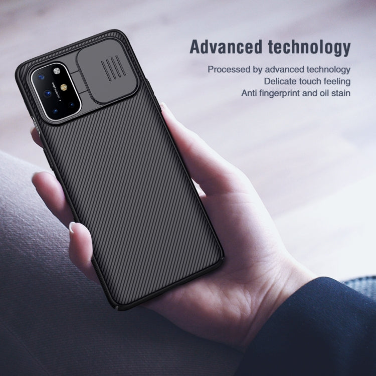 For OnePlus 8T NILLKIN Black Mirror Series PC Camshield Full Coverage Dust-proof Scratch Resistant Phone Case(Black)