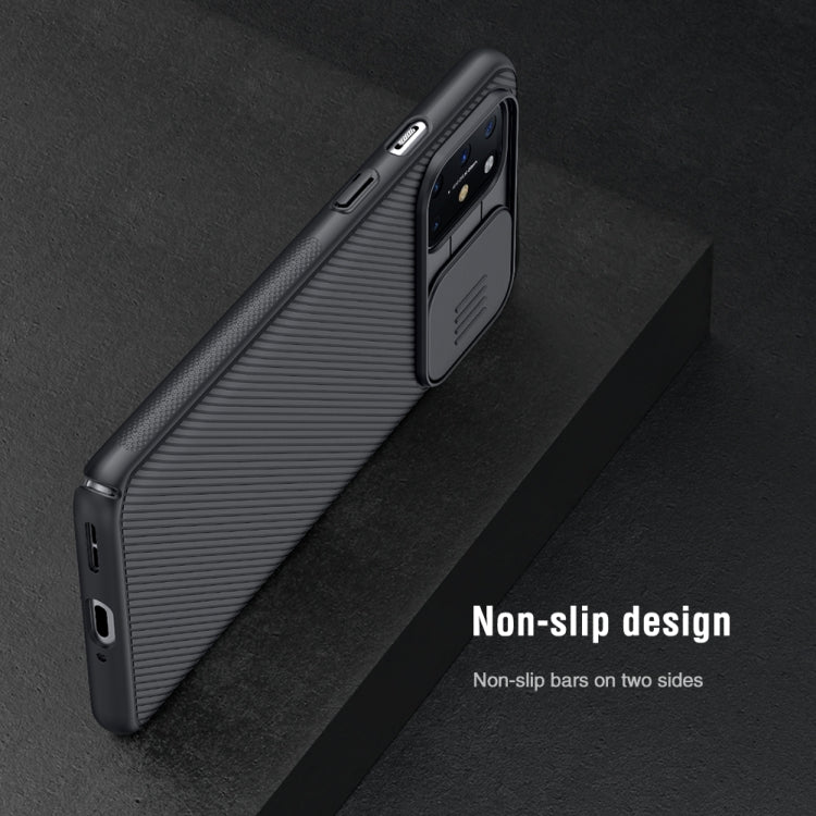 For OnePlus 8T NILLKIN Black Mirror Series PC Camshield Full Coverage Dust-proof Scratch Resistant Phone Case(Black)
