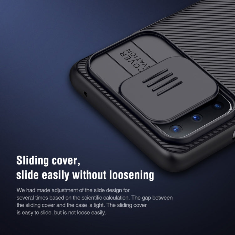 For OnePlus 8T NILLKIN Black Mirror Series PC Camshield Full Coverage Dust-proof Scratch Resistant Phone Case(Black)