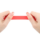 Single-turn Woven Pattern Silicone Watch Band For Apple Watch Series 7 41mm / 6 & SE & 5 & 4 40mm / 3 & 2 & 1 38mm, Size:M(Watermelon Red)