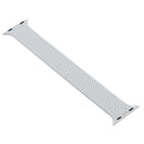 Single-turn Woven Pattern Silicone Watch Band For Apple Watch Series 7 45mm / 6 & SE & 5 & 4 44mm / 3 & 2 & 1 42mm, Size:L(Grey)