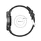 22mm Silicone Leather Watch Band for Huawei Watch GT 2 46mm(Brown)